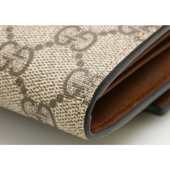 Gucci GG Supreme Chain Wallet Khaki - Picture 3 of 9